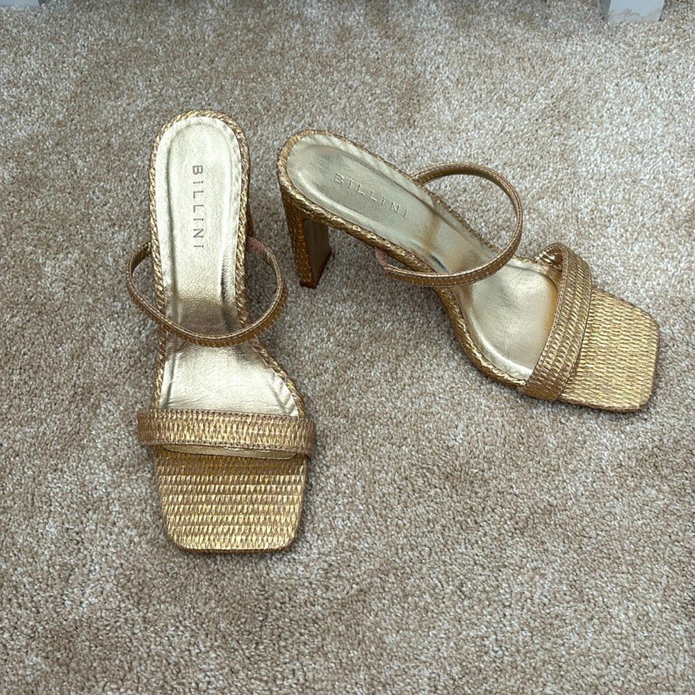 Vici gold high heel sandal